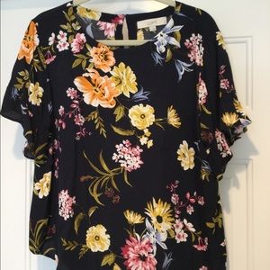 Loft floral spring top